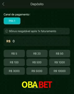 deposits OBABET